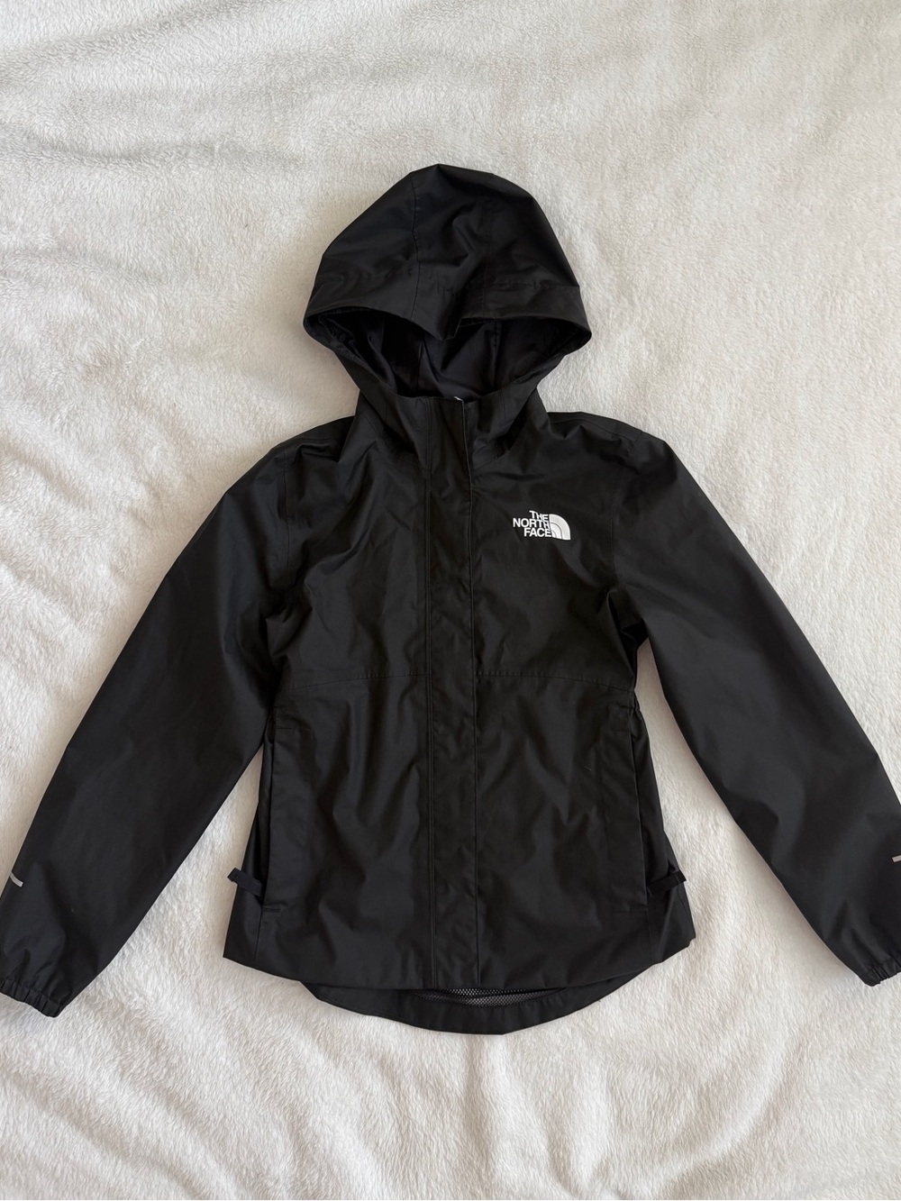 The North Face Black Kids Hooded Rain Jacket